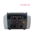 ST810 note counter back panel with power switch, mains socket and hopper rollers