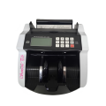 ST2330 currency counting machine, front view with LCD display, keypad, hopper and stacker