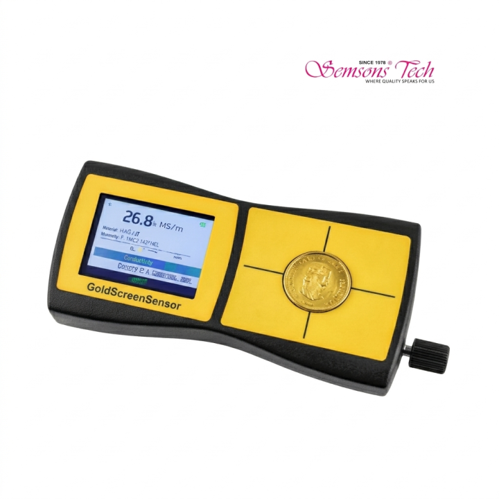 Gold Coin Testing Machine - Conductivity Tester for Gold Coins, Bars and Bullion - Semsons Tech (photo 2 of 2)